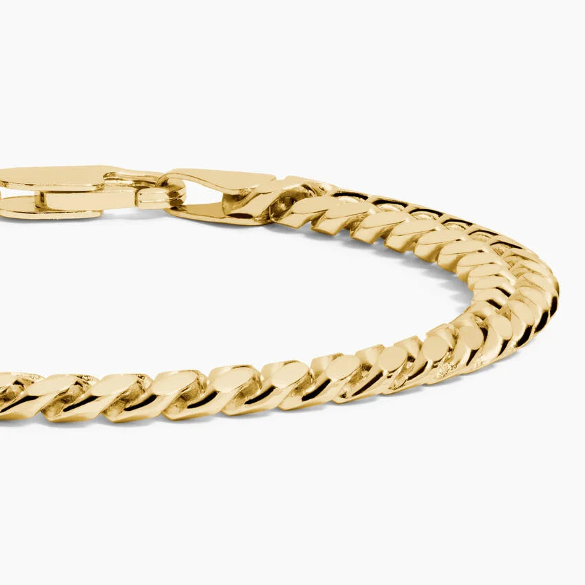 Dani 8.5 in. Lightweight Cuban Link Bracelet in 14K Yellow Gold