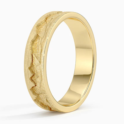 Rockies 5mm Wedding Ring in 18K Yellow Gold