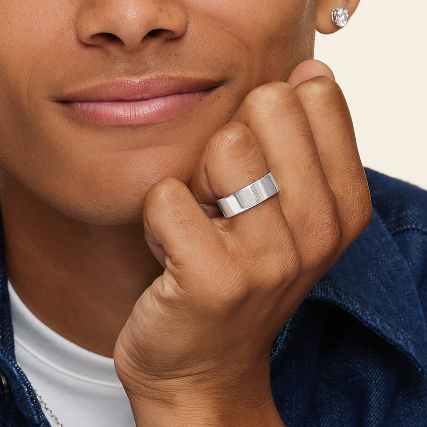Mojave 7mm Wedding Ring in 18K Yellow Gold