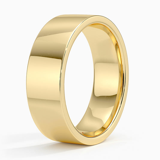 Mojave 7mm Wedding Ring in 18K Yellow Gold