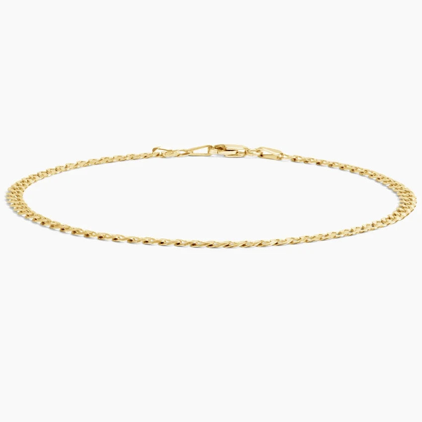 Blake 8.5 in. Curb Chain Bracelet (3mm) in 14K Yellow Gold