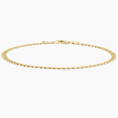 Blake 8.5 in. Curb Chain Bracelet (3mm) in 14K Yellow Gold