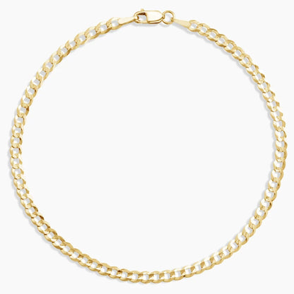 Blake 8.5 in. Curb Chain Bracelet (3mm) in 14K Yellow Gold