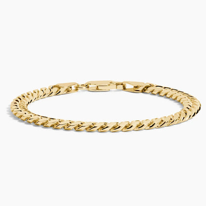 Dani 8.5 in. Lightweight Cuban Link Bracelet in 14K Yellow Gold