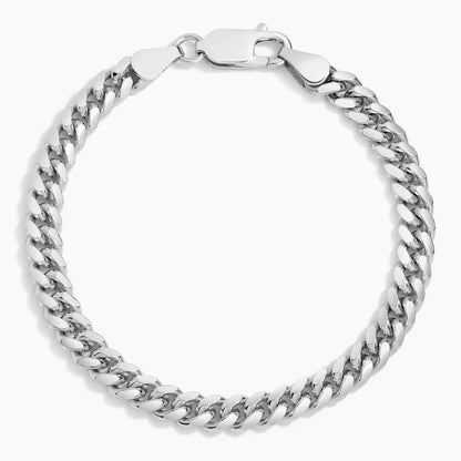 Dani 8.5 in. Cuban Link Bracelet in Silver