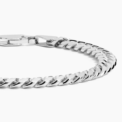 Dani 8.5 in. Cuban Link Bracelet in Silver