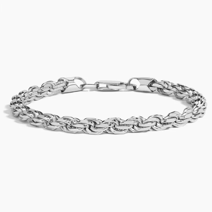 Bailey 8.5 in. Rope Chain Bracelet (4.7mm) in Silver