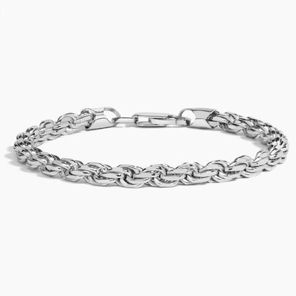Bailey 8.5 in. Rope Chain Bracelet (4.7mm) in Silver