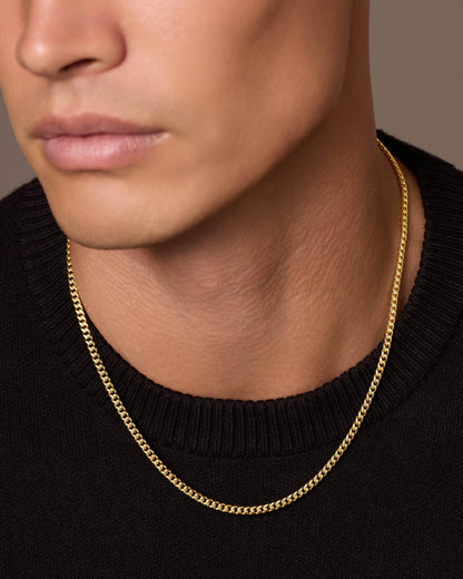 Cuban Link Chain - 3mm