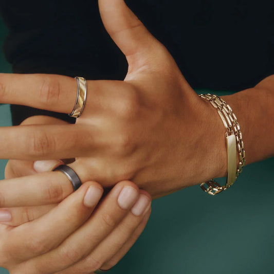 Homme 8 in. Link Chain Bracelet in 14K Yellow Gold