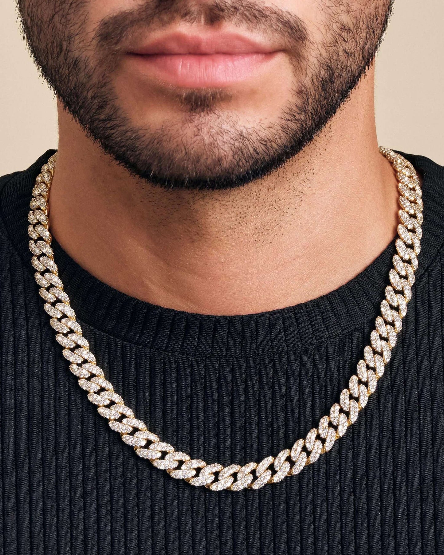 Iced Out Cuban Link Chain - 10mm