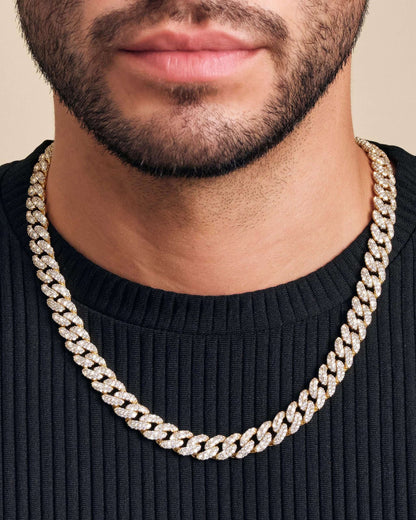 Iced Out Cuban Link Chain - 10mm