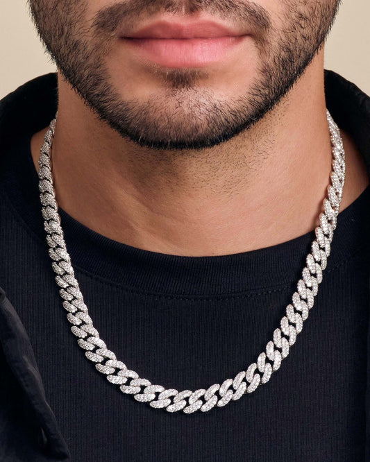 Iced Out Cuban Link Chain - 10mm