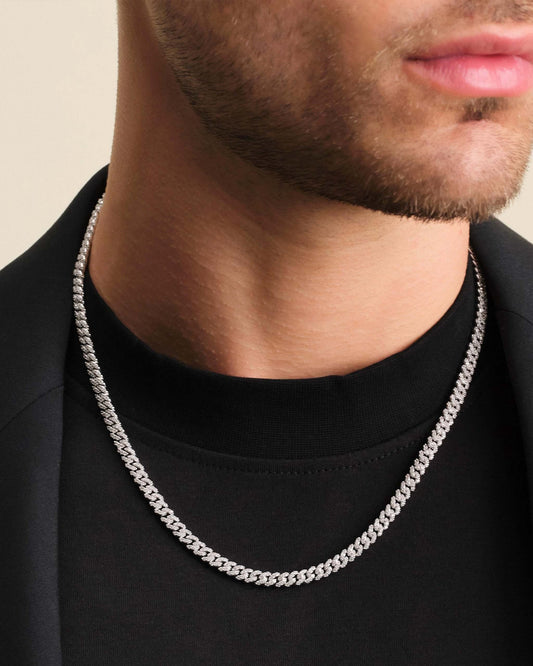 Iced Out Cuban Link Chain - 5mm