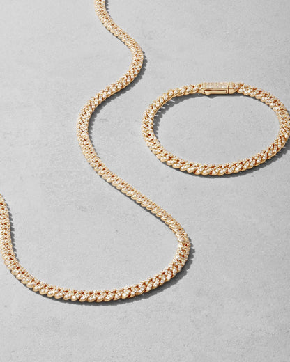 Iced Out Cuban Link Chain - 5mm