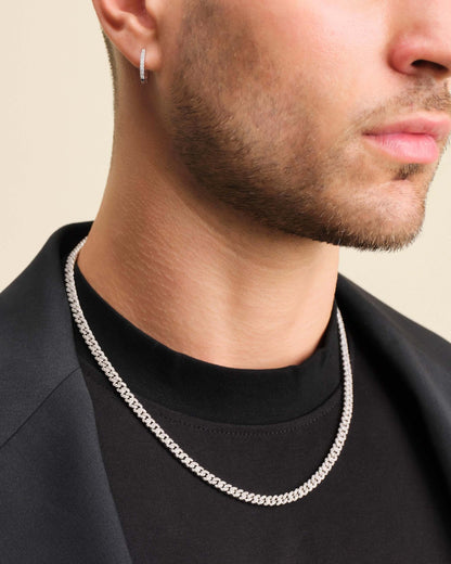 Iced Out Cuban Link Chain - 5mm
