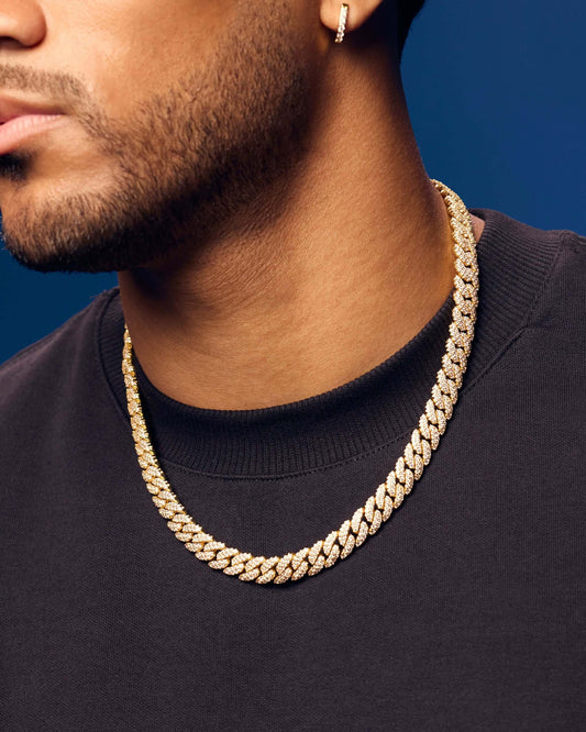 Iced Out Cuban Link Chain - 10mm