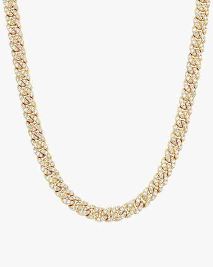 Iced Out Cuban Link Chain - 5mm