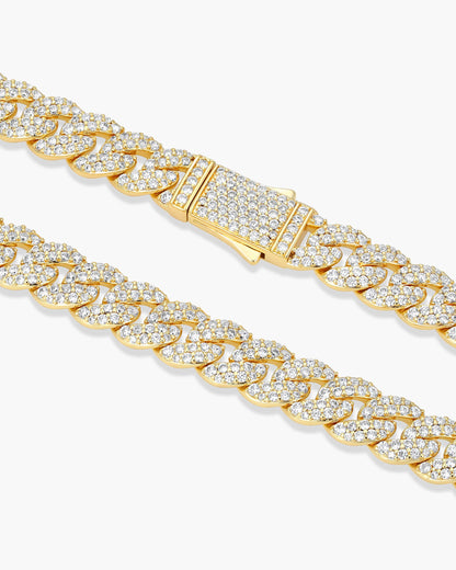 Iced Out Cuban Link Chain - 8mm