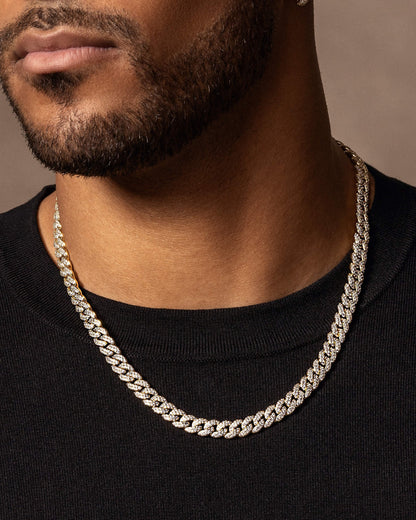 Iced Out Cuban Link Chain - 8mm