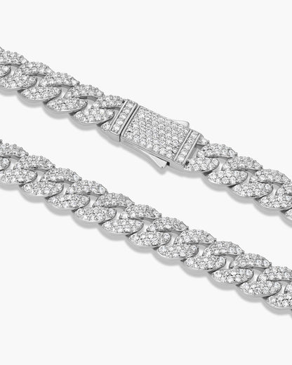Iced Out Cuban Link Chain - 8mm