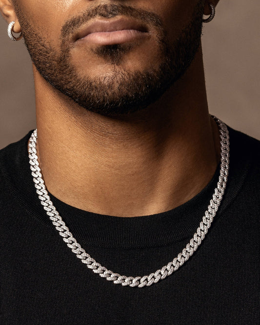 Iced Out Cuban Link Chain - 8mm